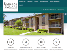 Tablet Screenshot of liveatbarclaysquare.com